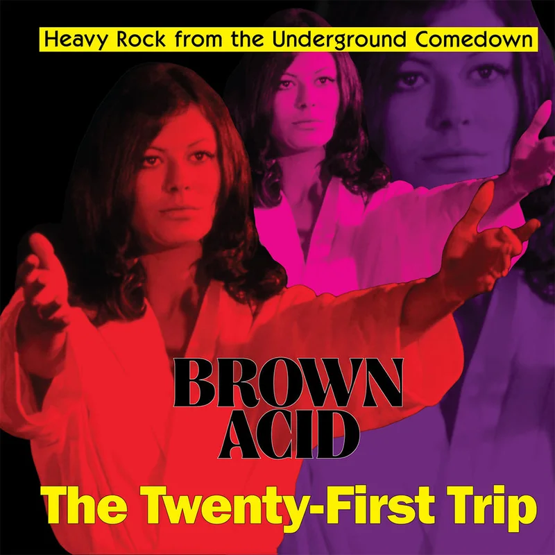 VARIOUS - Brown Acid: The Twenty-First Trip - LP - Random RE:Grind Colour Vinyl