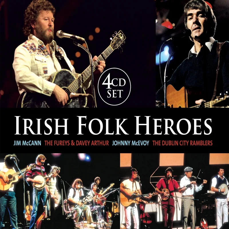 VARIOUS - Irish Folk Heroes - 4CD