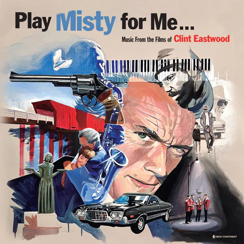 VARIOUS - Play Misty For Me - Music From The Films Of Clint Eastwood - LP - 180g Blue Vinyl