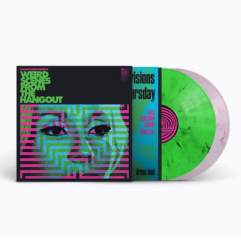 VARIOUS / RICHARD NORRIS PRESENTS - Weird Scenes From The Hangout (Psychedelic & Freakbeat Dancefloor Anthems 1967-1982) [Repress] - 2LP - Neon Green Marble & Glass Pink Marble Vinyl
