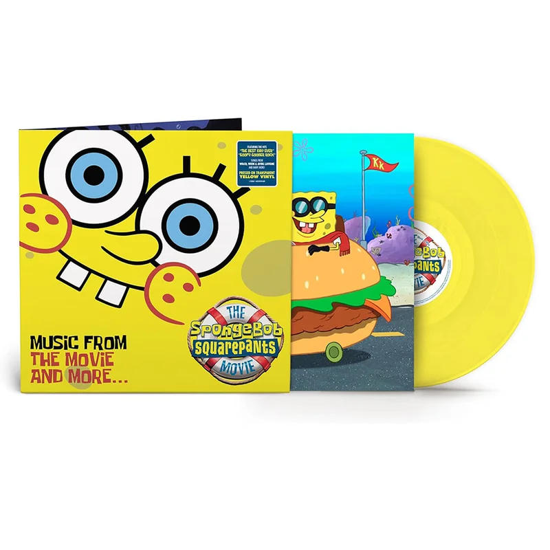 VARIOUS - The SpongeBob SquarePants Movie - Music From The Movie and More (Reissue) - LP - Transparent Yellow Vinyl