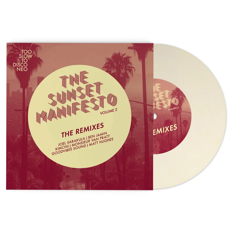 VARIOUS - The Sunset Manifesto Volume 2 - The Remixes - 7'' - Marbled White/Opaque Vinyl [APR 10]