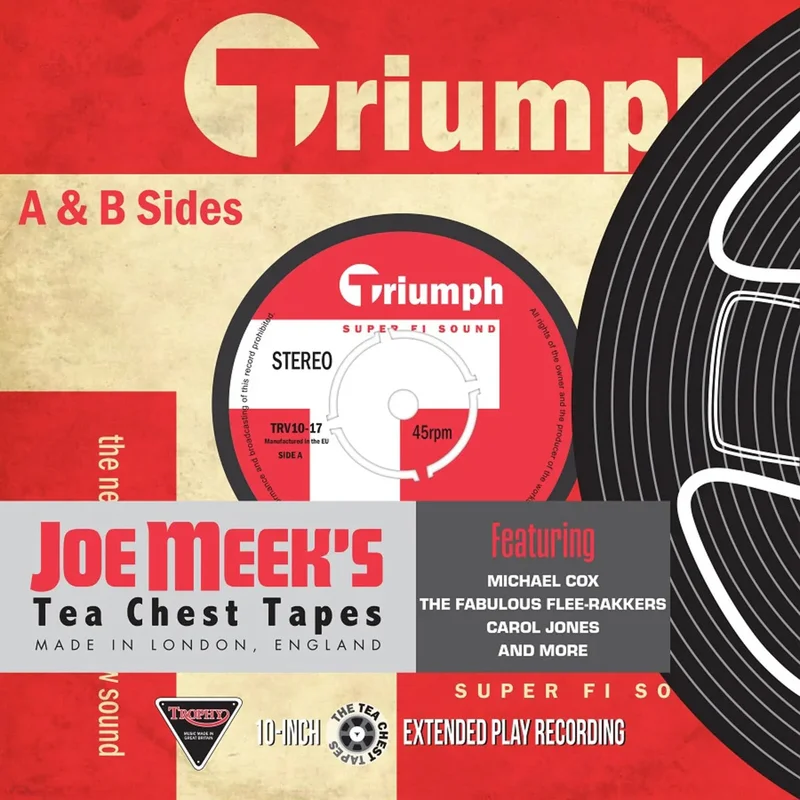 VARIOUS - Triumph A's & B's - Joe Meek's Tea Chest Tapes - 10'' EP - Vinyl