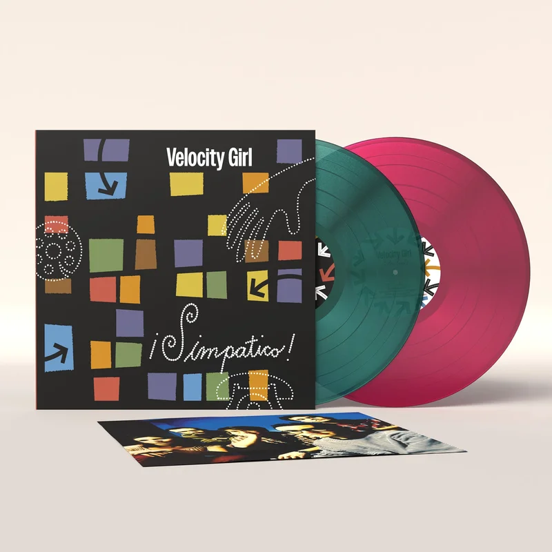 VELOCITY GIRL - Simpatico! (Remastered and Expanded) - 2LP - Disc 1: Bio Vinyl Petrol, Disc 2: Magenta Vinyl [FEB 13]