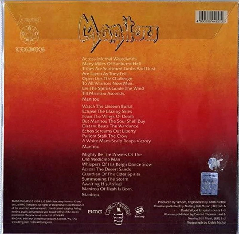 Venom - Manitou [RSD BF 2019]
