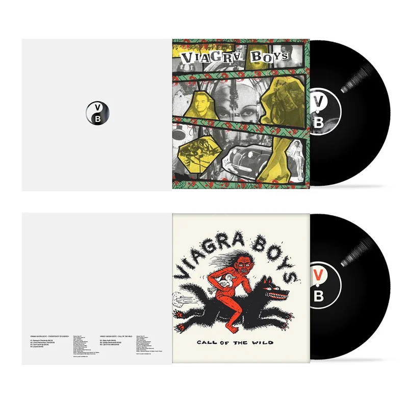 VIAGRA BOYS - Consistency Of Energy / Call Of The Wild (2 EPs Combined) - LP - Vinyl