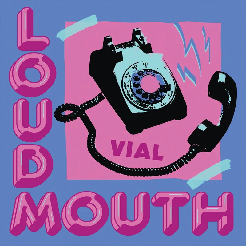 VIAL - Loudmouth (Repress) - LP - Ice Blue w/ Aqua Blue Spokes Coloured Vinyl