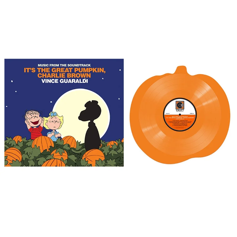 VINCE GUARALDI - It's The Great Pumpkin, Charlie Brown (Original Soundtrack) [Reissue] - LP - Pumpkin-Shaped Orange Vinyl