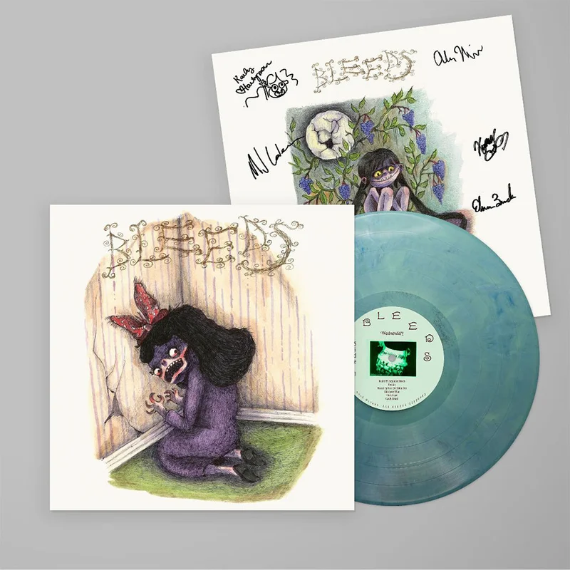 WEDNESDAY - Bleeds (with SIGNED Print) - LP - Eco-Mix Random Colour Vinyl