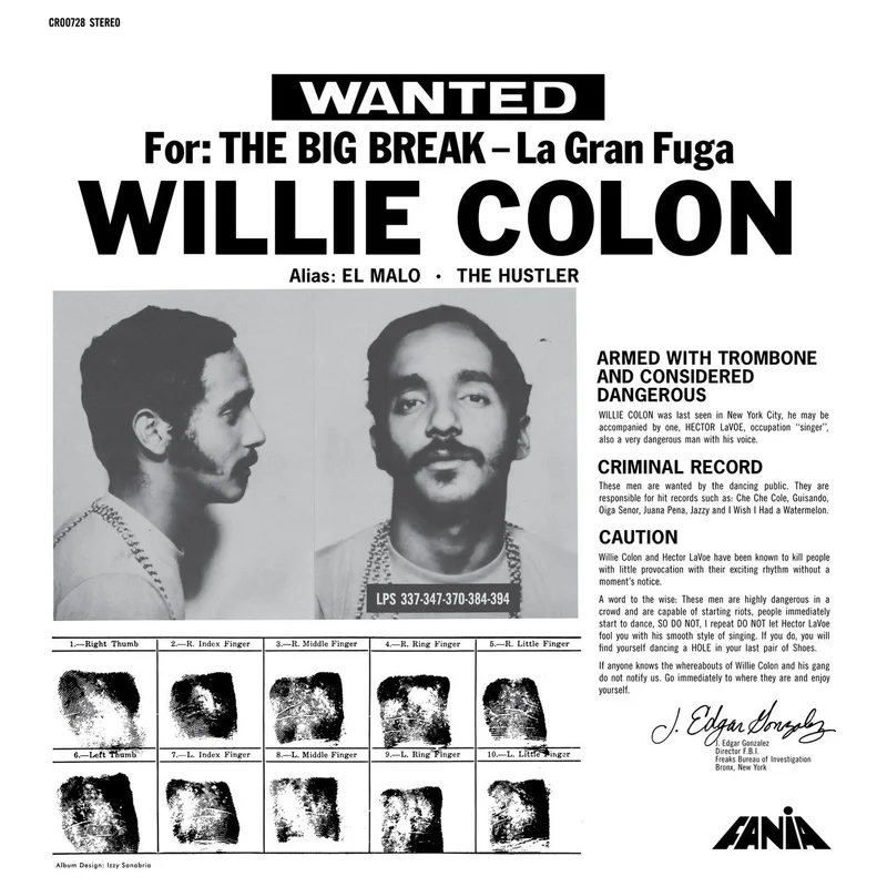 Willie Colon - La Gran Fuga (The Big Break) - LP