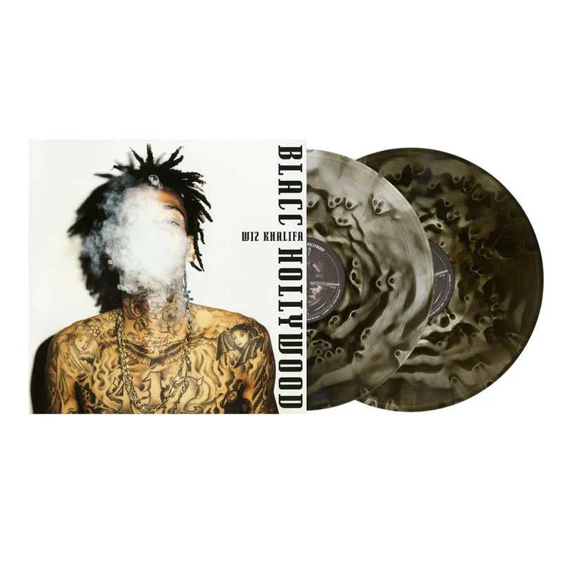 WIZ KHALIFA - Blacc Hollywood (Repress) - 2LP - 'Ghostly Blacc Ice' Coloured Vinyl [APR 3]