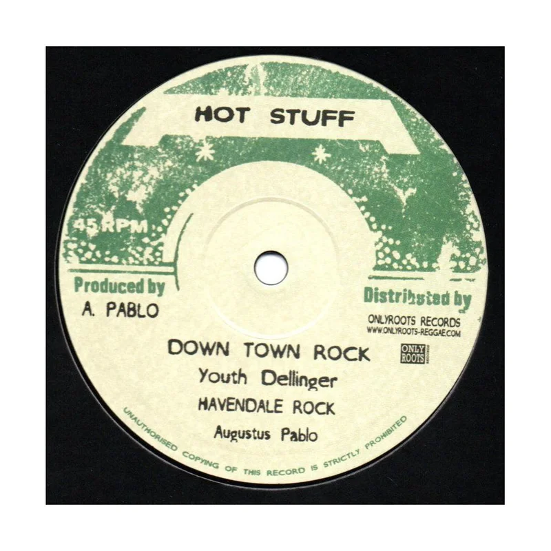 YOUTH DELLINGER (A.K.A. DILLINGER) - Down Town Rock / Skanking Easy - 10" - Vinyl